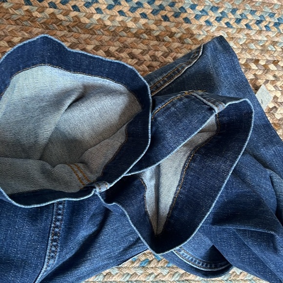 Anthropologie The Denim Colette Cropped Wide-Leg Jeans Size 24P NWT - Picture 12 of 12